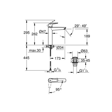 Bateria Umywalkowa Chrom Start Quickfix Grohe Serie Baterii