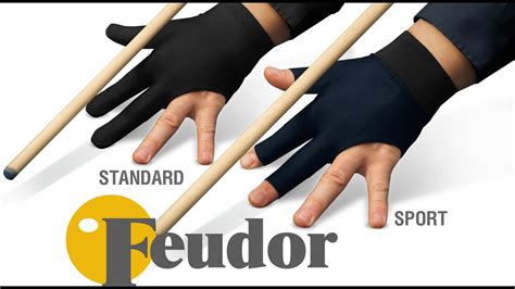 Обзор новых бильярдных перчаток Feudor: SPORT и STANDARD - YouTube