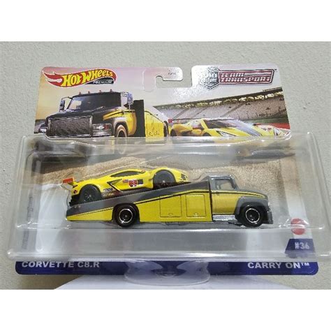 Hot Wheels Team Transport Corvette C R Carry On Shopee Malaysia