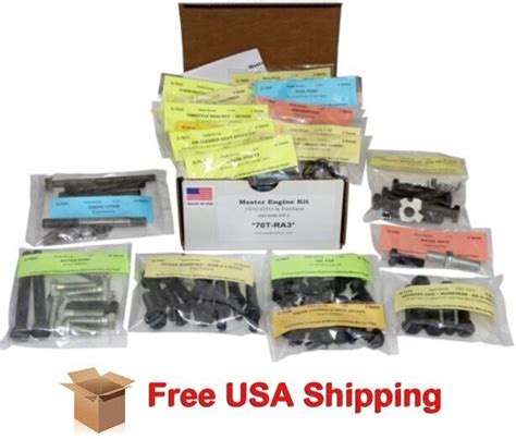 Fits 1969 73 Ford 250 Concourse AMK Master Engine Bolt Kit 90 Pcs SHIPS