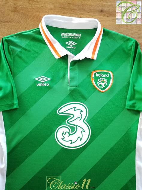 201617 Republic Of Ireland Home Football Shirt Umbro Soccer Jersey