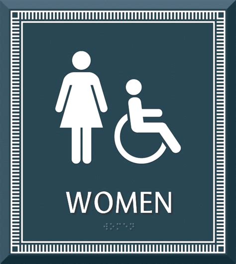 Women Restroom Sign Printable Free