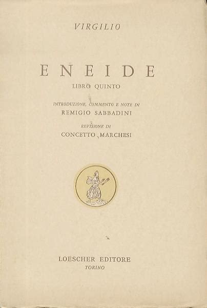 Eneide Libro Publio Virgilio Marone Libro Usato Loescher