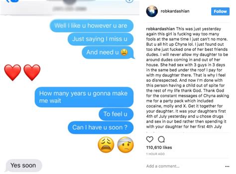 Rob Kardashian Just Posted Revenge Porn On Instagram To Get Back At Blac Chyna Thought Catalog