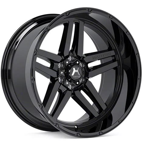 Hartes Metal Titan XD Savage Gloss Black 6 Lug Wheel 20x9 0mm Offset