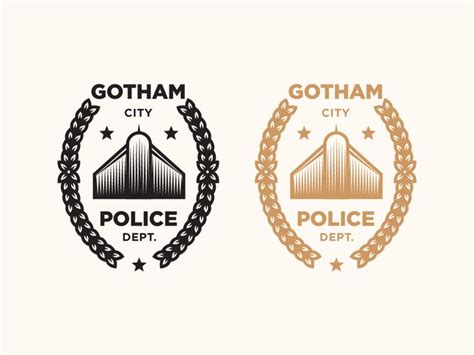 Gotham Police Badge Police Badge Design Inspiration Badge Design