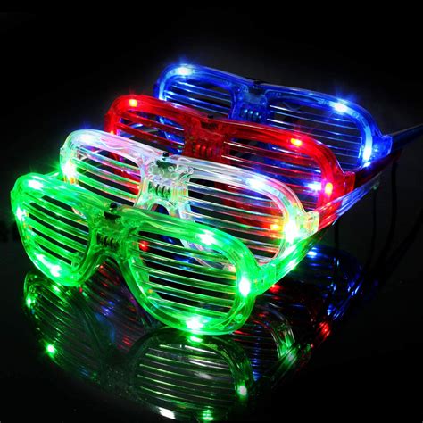 Led Light Up Glasses Neon Flashing Shutter Glasses Alif Impex Co