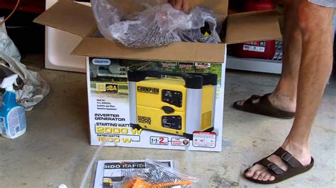 Unboxing Of The Champion 2000w Inverter Generator Youtube