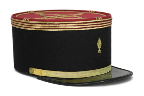 Vintage French Gendarme Hat Army Uniform Cap Officers Hat French Navy