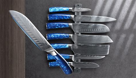 Stainless Steel Knife Set With Sharpener - Letcase.com