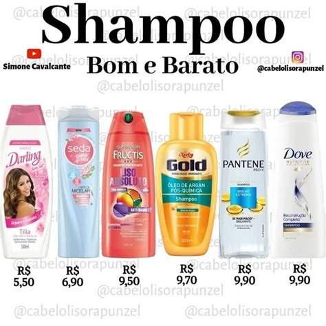 Simone Cavalcante On Instagram Shampoo Bom E Barato De Mercado Fiz