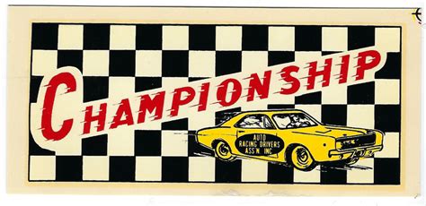 Championship ARDA Vintage Water Transfer Racing Decal | CrashDaddy ...