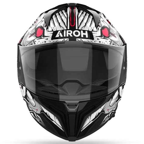 Airoh Matryx Nytro Gloss Black Red Full Face Helmet