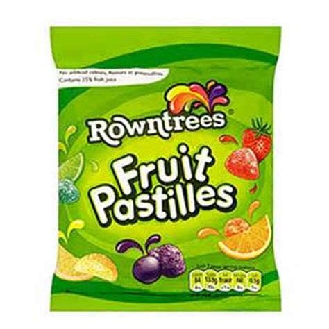 Rowntrees Fruit Pastilles Pouch 150g British Candy Chewy Candy Vegan