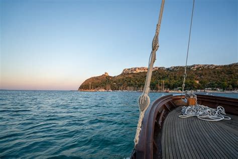 Premium Photo Sardinia Cagliari Panorama Of Devil S Saddle On A Boat