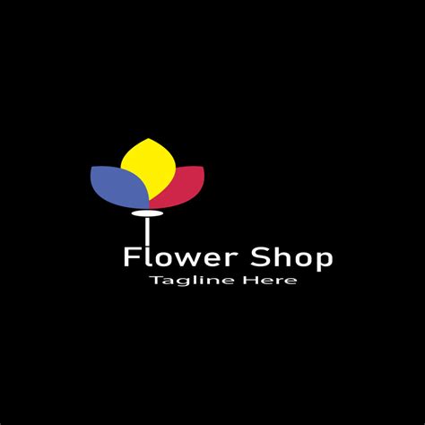 Flower Shop Logo - MasterBundles