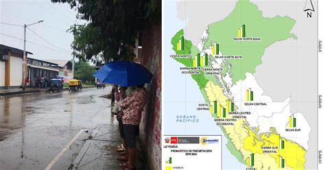 Senamhi ¿habrá Lluvias En La Costa Y Sierra Norte Del Perú Durante La Primavera Lluvias En