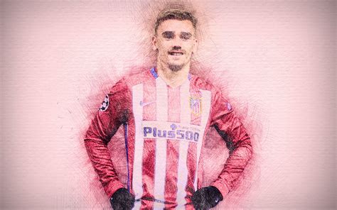 Download Atlético Madrid French Soccer Antoine Griezmann Sports 4k Ultra Hd Wallpaper