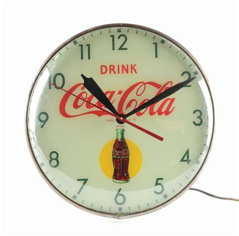 Coca Cola Pam Clock Auctions Price Archive