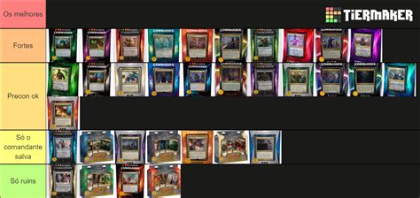 Every Magic: The Gathering Commander Precon Ranked! Tier List ...