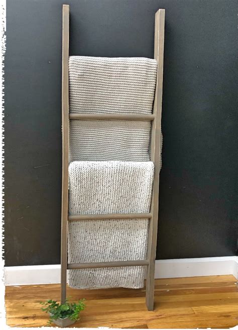 Wooden 6Ft Blanket Ladder The Crafty Nest DIY