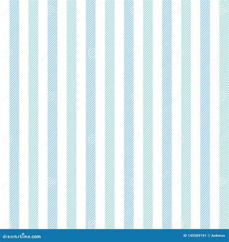 Blue Green Pastel Color Striped Seamless Pattern Stock Vector