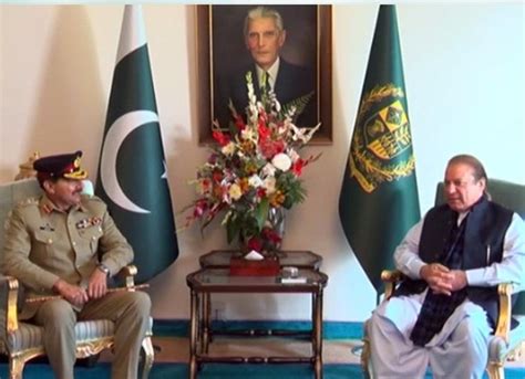 Outgoing Cjcsc Pays Farewell Call On Pm Photonews Pakistan