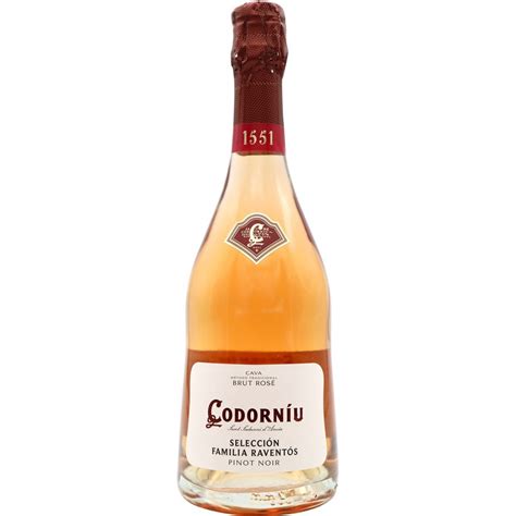 Cava Codorníu Rosé Selección Familia Raventós Pinot Noir 12 75cl