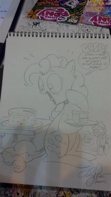 Safe Artist Andy Price Idw Applejack Pinkie Pie G Cake