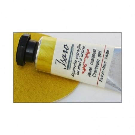 Jaune Chartreuse Aquarelle Extra Fine Tube 7ml Isaro