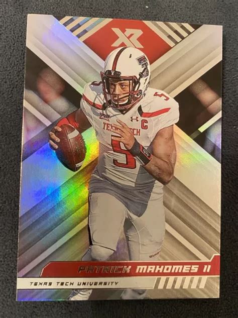 Panini Chronicles Draft Picks Xr Patrick Mahomes Texas Tech Red