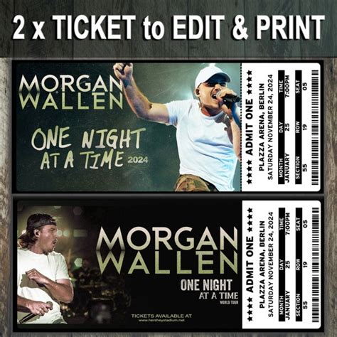 Morgan Wallen Concert Poster - Etsy