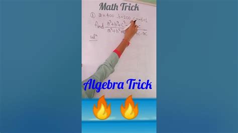 Algebra Tricks Algebra Short Trick Algebra Shortcut Tricks