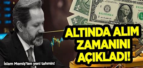 Dolar kuru karşısında ucuz dedi İslam Memiş ten yeni tahmin