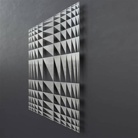 Abstract Metal Wall Art Geometric Wall Art Modern Metal Wall | Etsy