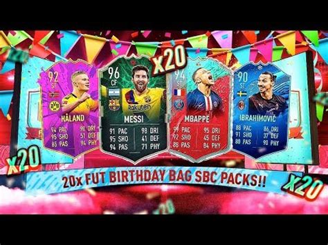 Big Fut Birthday Player Packed X Fut Birthday Party Bag Packs