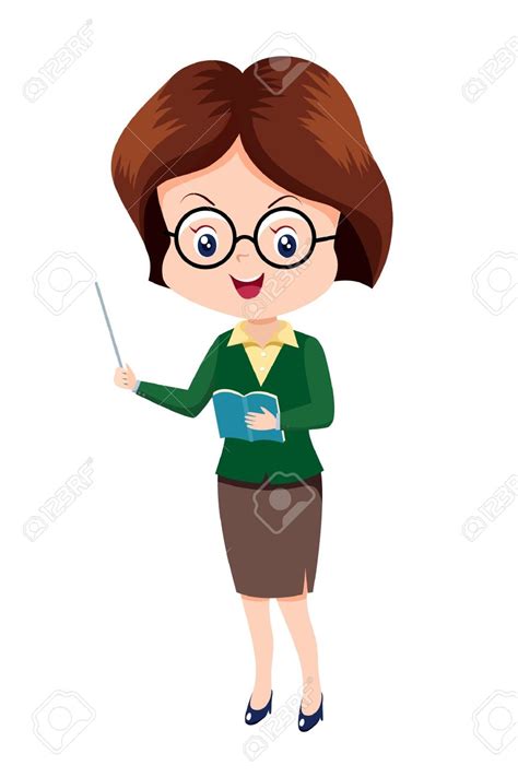 Clip Art Cartoon Teacher 20 Free Cliparts Download Images On