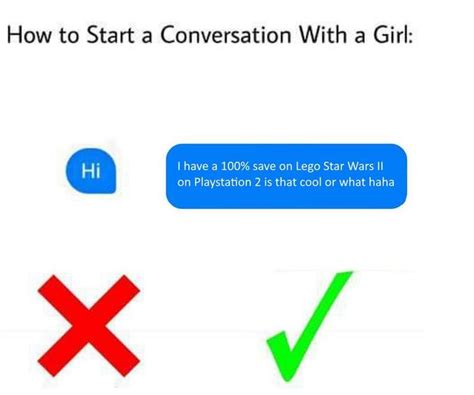 How To Start A Conversation With A Girl | Know Your Meme