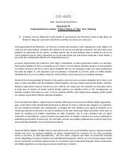 preguntas briefhistory docx CIFI 4005 UPR Recinto de Río Piedras