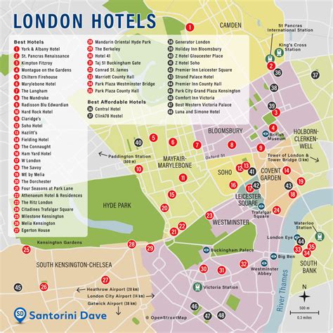 Map of London, England – Updated for 2021