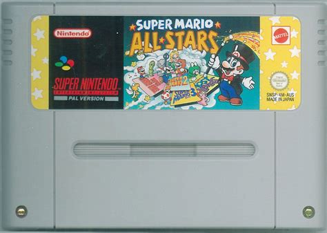 Super Mario All-Stars (1993) SNES box cover art - MobyGames