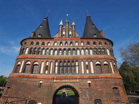 Holstentor Holsten Gate In Luebeck Stock Photo Image Of German