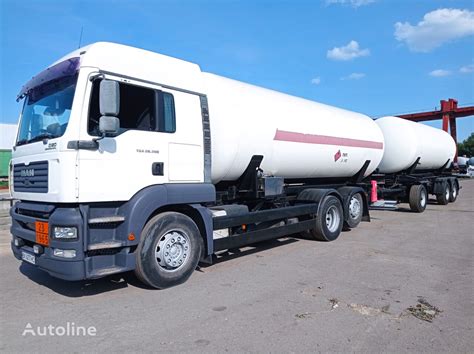 Camion Cisterna Per Trasporto Gas MAN TGA In Vendita Ucraina Rivne ZA29777