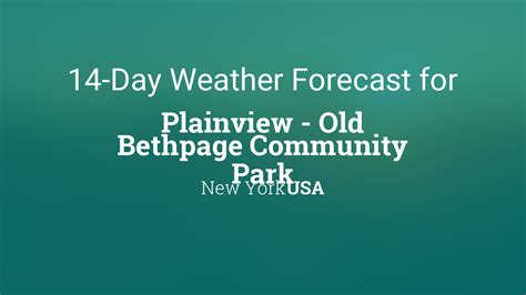 Plainview - Old Bethpage Community Park, New York, USA 14 day weather ...