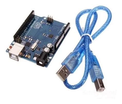 Placa Atmega328 Smd Compativel Com Arduino Uno R3 Cabo Usb à Venda Em