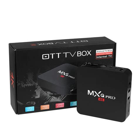 Tv Box Mxq Pro 4k 5g 8gb128gb Transforma Sua Tv Em Smart Az Barato