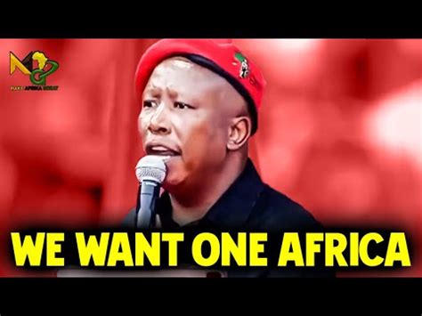 Julius MALEMA Declared Big Revolutions In SA Powerful Speech At Africa