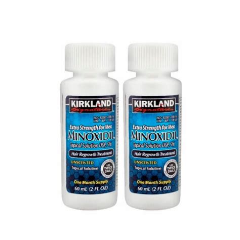 Minoxidil Kirkland 5 Loción 2 Frascos Dk Store Perú