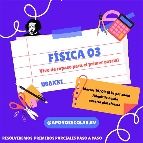 Repaso Filmado Primer Parcial F Sica Ubaxxi Tenti Apoyo Escolar Rv