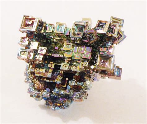 Dazzling Bismuth Crystals Look Like Hypnotizing Rainbow Stairs